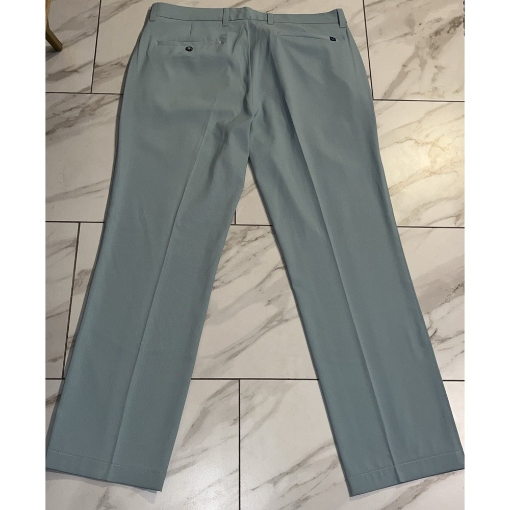 Oxford Golf Pants Men 34x34 Dusty Mint Green Stretch Performance X9-1001 - Picture 4 of 13